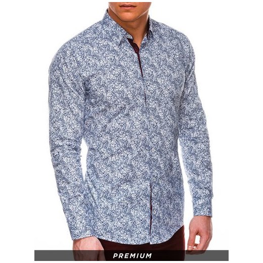 Koszula męska Ombre w abstrakcyjne wzory 