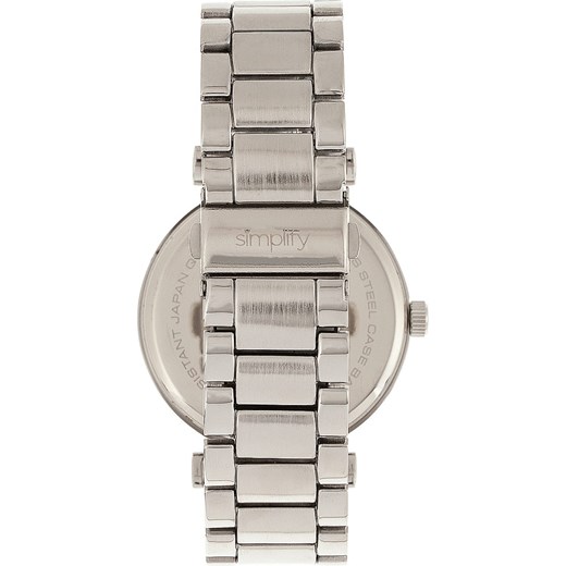 Zegarek kwarcowy "the 4800" w kolorze srebrno-szarym  Simplify OneSize okazyjna cena Limango Polska 