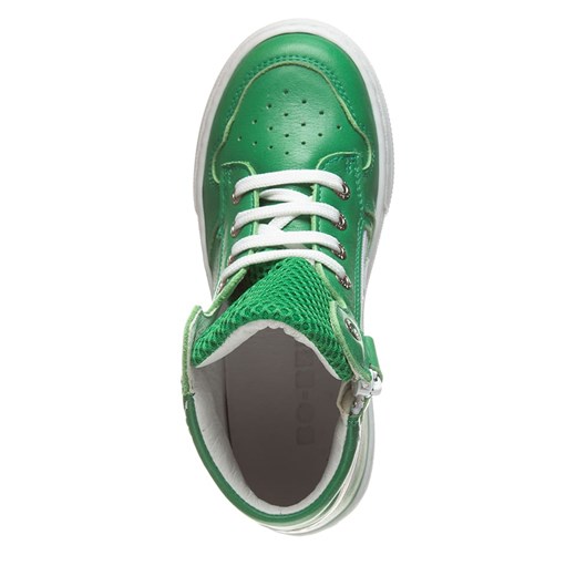Skórzane sneakersy w kolorze zielonym  Bo-bell 24 wyprzedaż Limango Polska 
