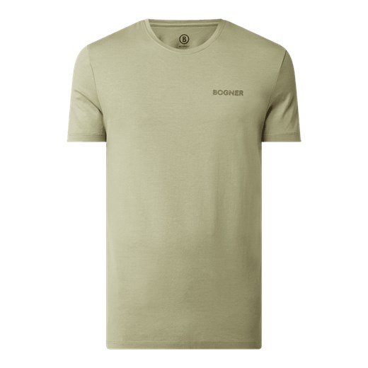 T-shirt z nadrukiem z logo model ‘Roc’ Bogner  XL Peek&Cloppenburg 