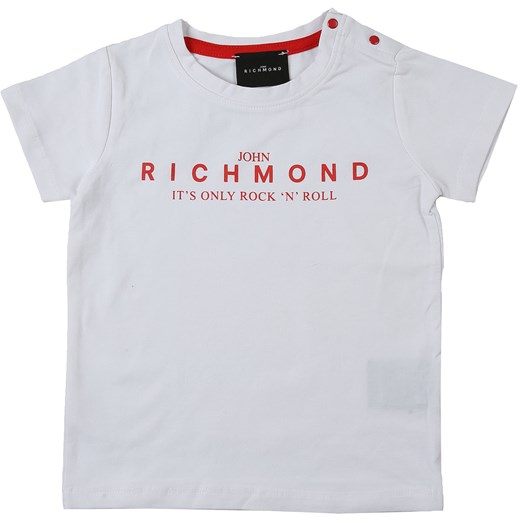 Richmond Koszulka Niemowlęca dla Dziewczynek, biały, Bawełna, 2019, 12M 18M 2Y 3Y 6M 9M Richmond  6M RAFFAELLO NETWORK