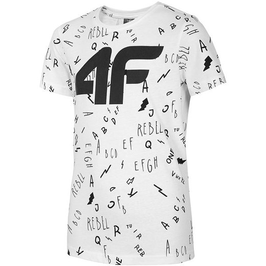 T-shirt chłopięce 4F biały 
