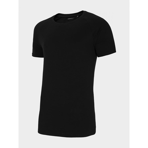 T-shirt męski TSM601 - głęboka czerń  Outhorn L 