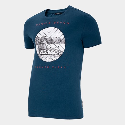 T-shirt męski Outhorn w sportowym stylu wielokolorowy 