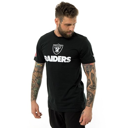 Koszulka męska New Era t-shirt NFL Fan Tee Oakland Raiders black