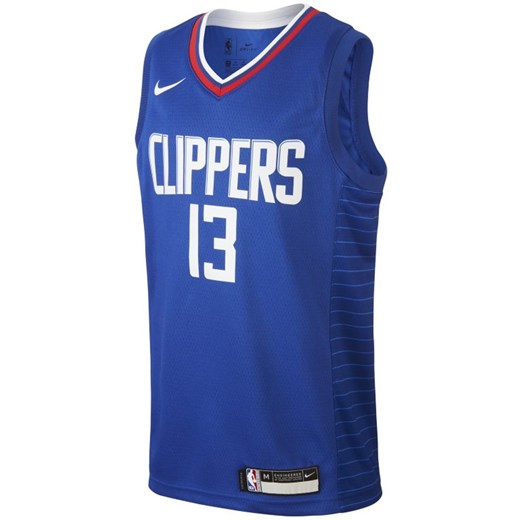 Koszulka dla dużych dzieci Nike NBA Swingman Paul George Clippers Icon Edition - Niebieski