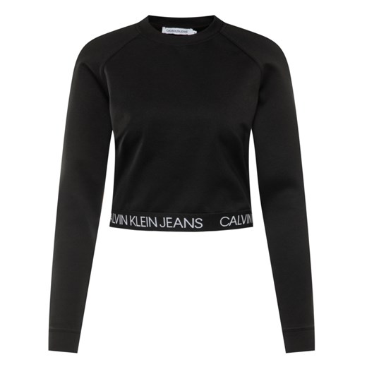 Bluza damska Calvin Klein młodzieżowa krótka z napisami 