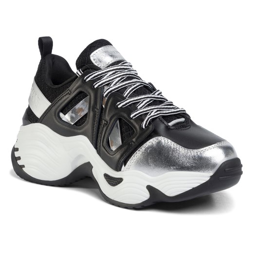 Sneakersy EMPORIO ARMANI - X3X099 XM250 R701 Silver/Blk/Blk/Silve