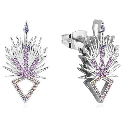 Frozen - Disney by Couture Kingdom - Elsa Ice Crystal - Komplet kolczyków - srebrny   OneSize 