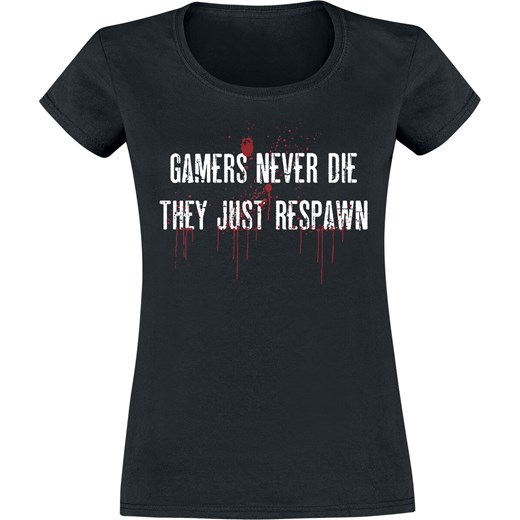 Gamers Never Die - Gamers never die - T-Shirt - czarny