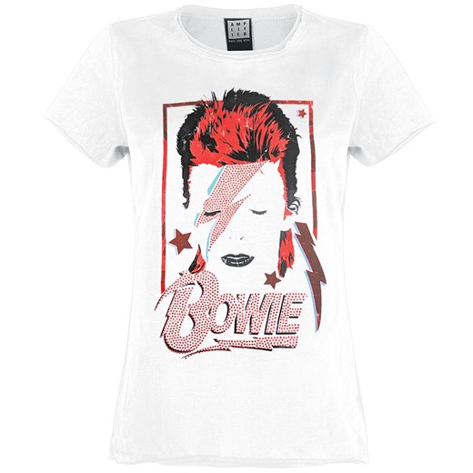 Bluzka damska biała David Bowie 