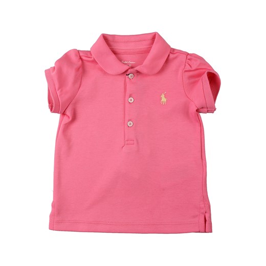 Ralph Lauren Niemowlęca Koszulka Polo dla Dziewczynek, różowy, Bawełna, 2019, 12M 18M 2Y 6M Ralph Lauren  18M RAFFAELLO NETWORK