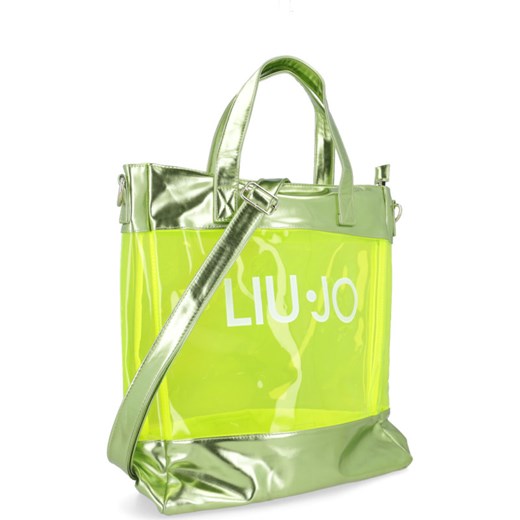 Shopper bag Liu Jo w stylu młodzieżowym bez dodatków wielokolorowa przez ramię 