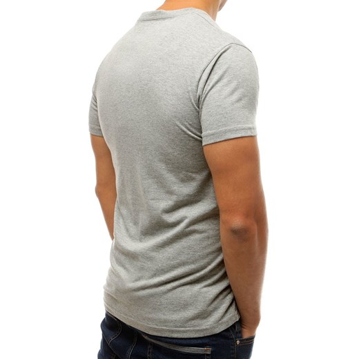 T-shirt męski Dstreet z krótkimi rękawami z tkaniny 