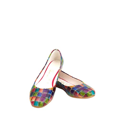 Balerinki Goby płaskie casualowe bez zapięcia 