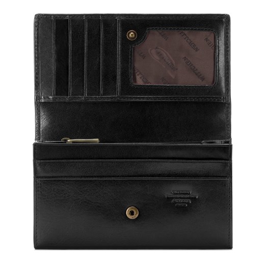 Damski portfel skórzany retro