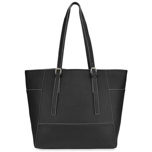 Shopper bag matowa duża na ramię elegancka 
