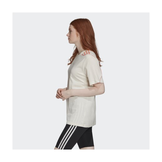 Bluzka damska Adidas wiosenna z okrągłym dekoltem 