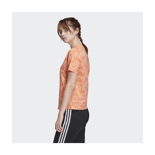 Bluzka damska Adidas sportowa z okrągłym dekoltem 