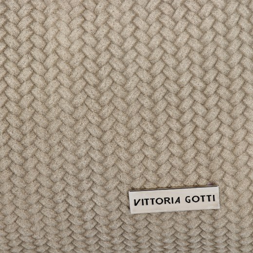 Shopper bag Vittoria Gotti ze skóry bez dodatków 