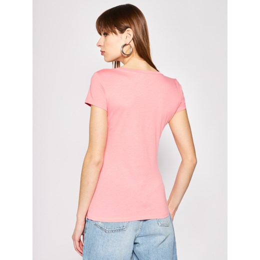 Armani Exchange T-Shirt 8NYT70 YJ16Z 1475 Różowy Regular Fit