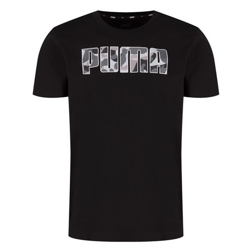 Puma T-Shirt Rebel Camo Fill Tee 582027 Czarny Regular Fit