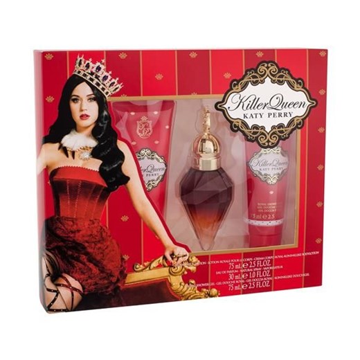 Katy Perry Killer Queen Woda perfumowana 30 ml + Żel pod prysznic 75 ml + Balsam 75 ml