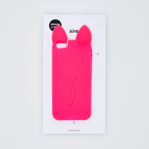 Sinsay - Etui na telefon IPhone 5/5S/SE - Różowy  Sinsay One Size 