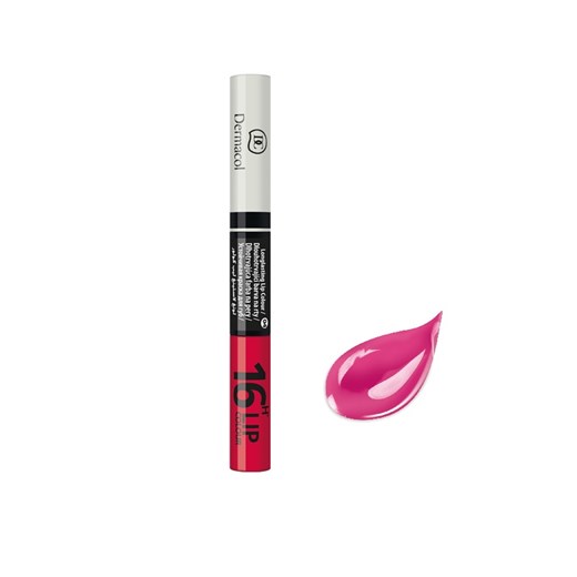 Dermacol 16h Lip Colour | 2w1 Długotrwała Pomadka i Błyszczyk No.8