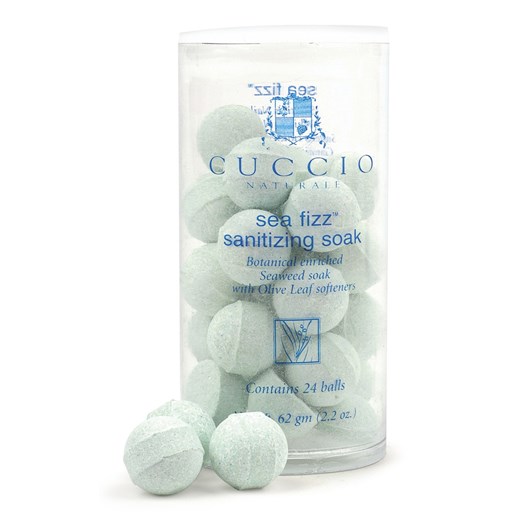 Cuccio Sea Fizz Sanitizing Soak | Kulki do manicure - morskie 24 szt.