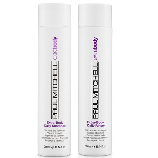 Paul Mitchell Extra Body | Zestaw zwiększający objętość: szampon 300ml + odżywka 300ml