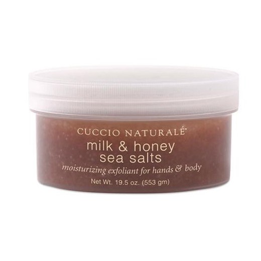 Cuccio Sea Salts | Sól morska do peelingu dłoni, stóp i ciała - mleko i miód 553g