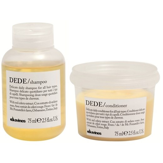 Davines Dede | Minizestaw kosmetyków do każdego rodzaju włosów: szampon 75ml + odżywka 75ml