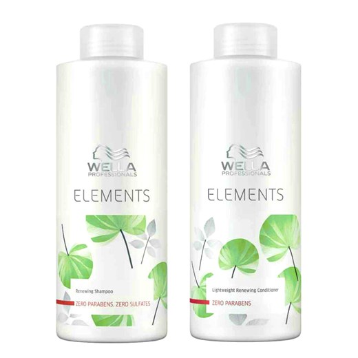 Wella Elements | Zestaw odżywczy do każdego rodzaju włosów: szampon 1000ml + odżywka 1000ml