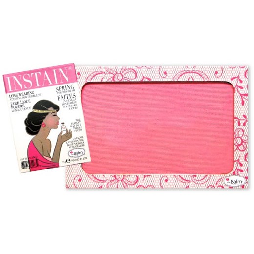 TheBalm Instain Lace Bright Pink | Pudrowy róż do policzków 6,5g