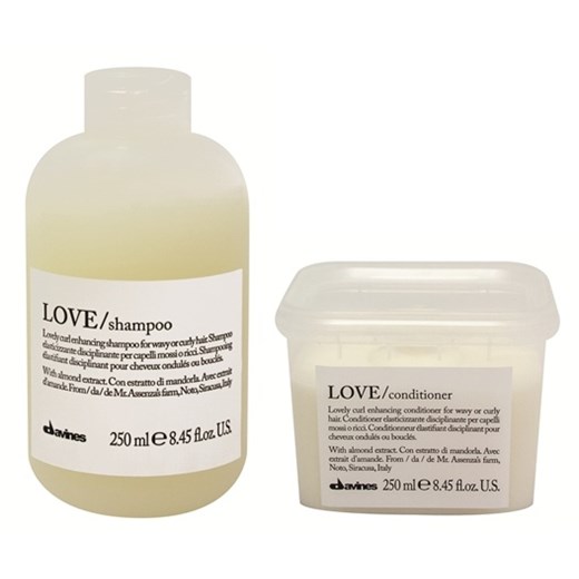 Davines Love Curl | Zestaw podkreślający skręt włosów: szampon 250ml + odżywka 250ml