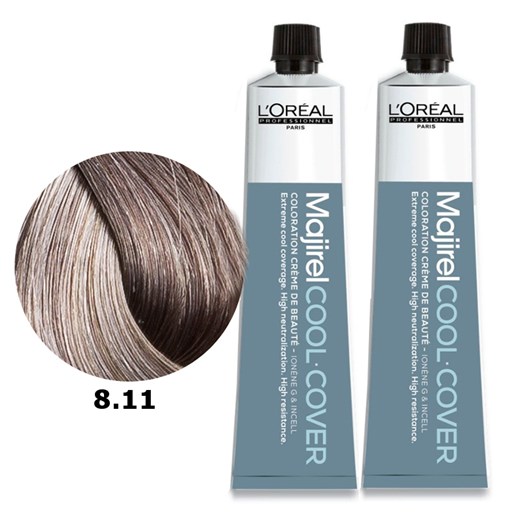 Лореаль кул кавер. 8/11 Лореаль Majirel. Мажирель cool Cover 8.11. 8.11 Majirel палитра. Majirel Color cool 8.11.