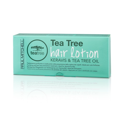 Paul Mitchell Tea Tree Keravis and Tea Tree Oil | Zestaw: kuracja oczyszczająca skórę głowy i zapobiegająca łamaniu włosów (do włosów z łupieżem) 12x6ml