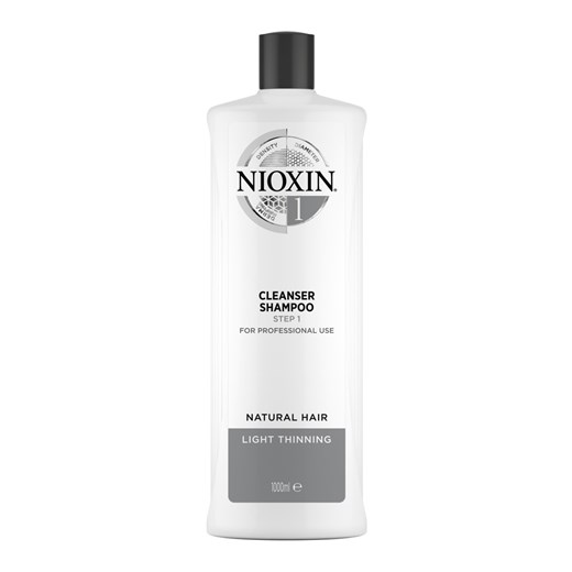 Nioxin System 1 | Szampon przeciw wypadaniu do włosów naturalnych i lekko przerzedzonych 1000ml