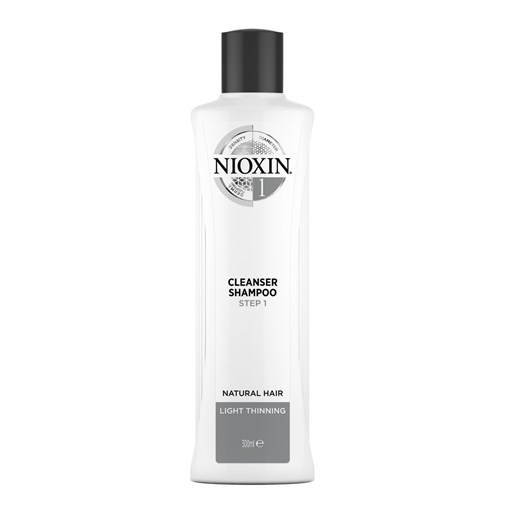 Nioxin System 1 | Szampon przeciw wypadaniu do włosów naturalnych i lekko przerzedzonych 300ml