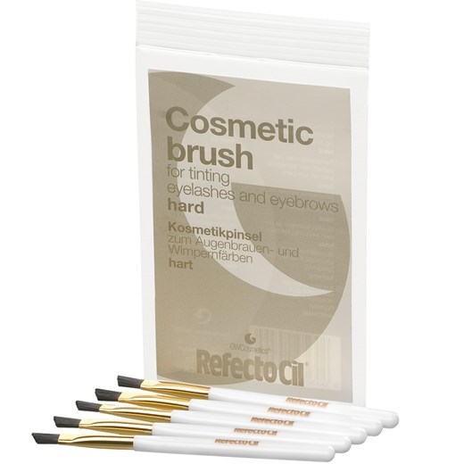 RefectoCil Cosmetic Brush Hard | Pędzelki do henny twarde - 5szt