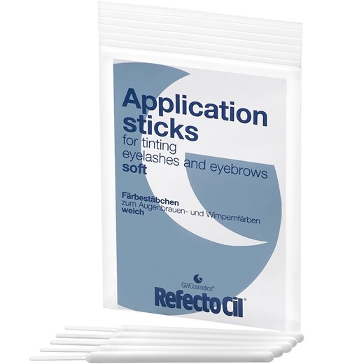 RefectoCil Pałeczki do aplikacji henny - kolor White białe - 10szt
