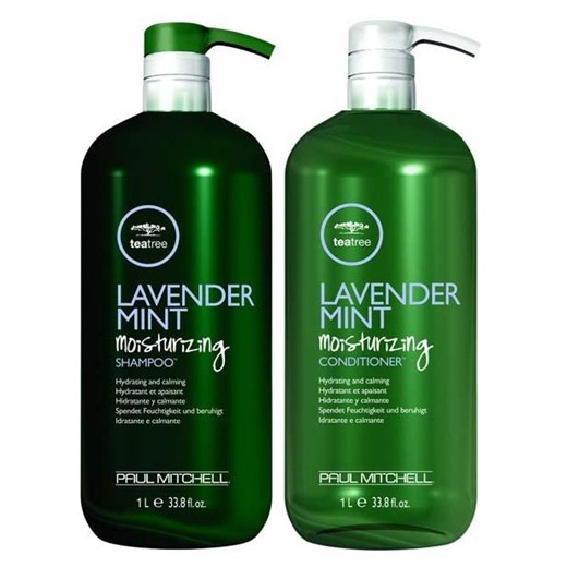 Paul Mitchell Tea Tree Lavender Mint | Zestaw nawilżający do włosów suchych: szampon 1000ml + odżywka 1000ml