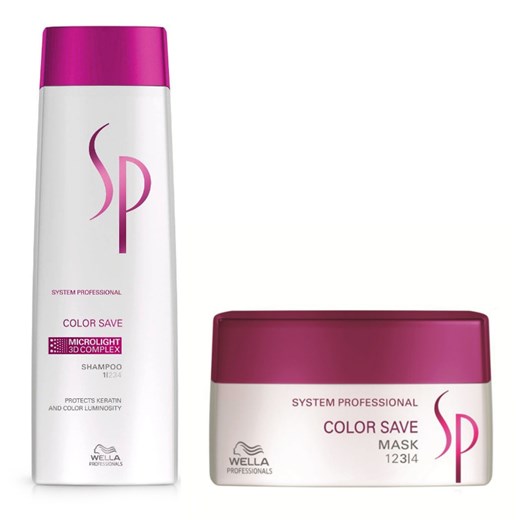 Wella SP Color Save | Zestaw do włosów farbowanych: szampon 250ml + maska 200ml