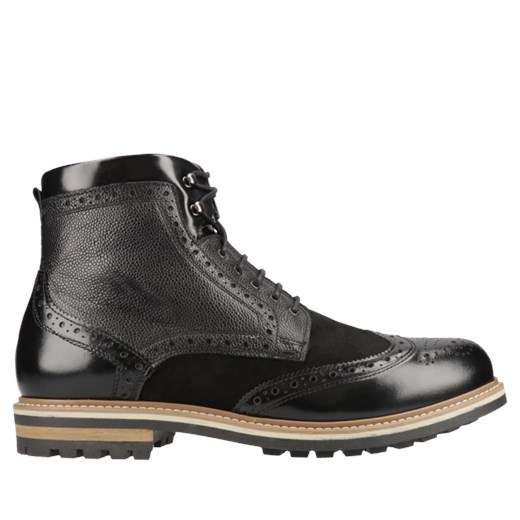 Buty zimowe męskie Conhpol casual skórzane na zimę