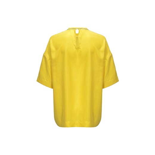 Jedwabna bluzka w kolorze żółtym  Pinko 40 wyprzedaż Limango Polska 