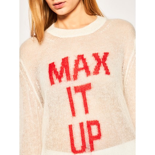 Sweter damski Max & Co. casualowy z okrągłym dekoltem 