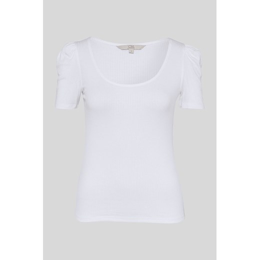 C&A T-Shirt-cienki ryps, Biały, Rozmiar: XS Clockhouse  XS C&A