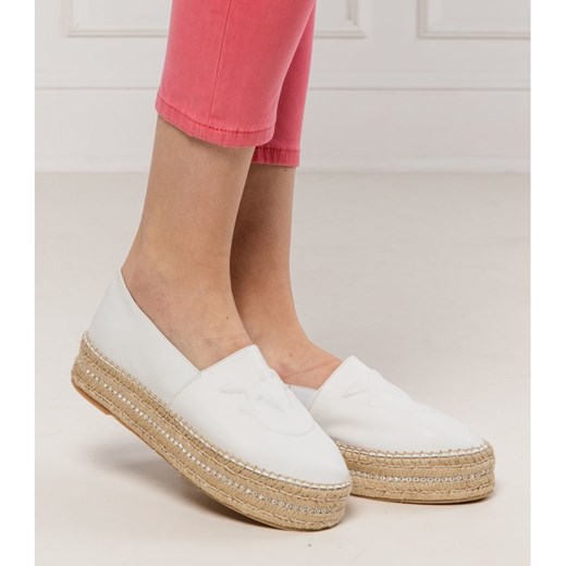 Espadryle damskie Pinko skórzane