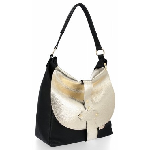 Conci shopper bag bez dodatków w stylu glamour duża na ramię matowa 